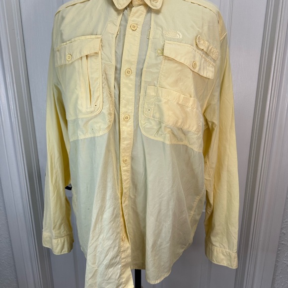 The North Face Yellow Lightweight Shirt Jacket - Picture 1 of 8